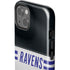NFL Baltimore Ravens White Striped iPhone 15 Impact Case